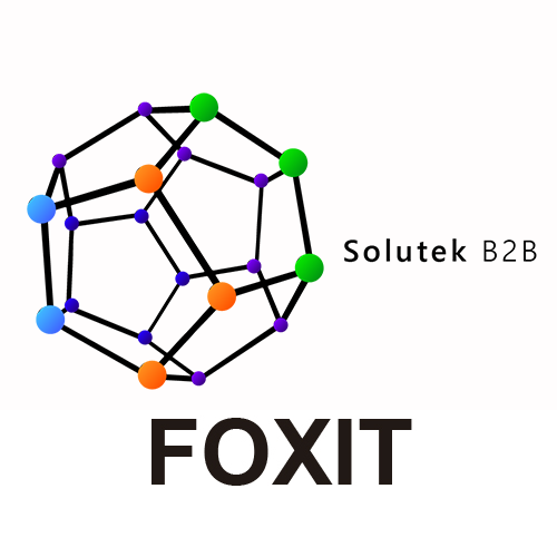 configuración de licencias de software Foxit